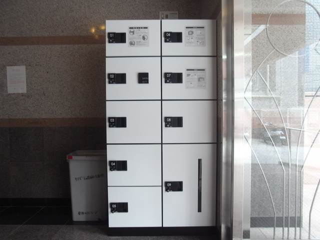 宅配ボックス完備です。