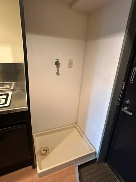 洗濯機はもちろん室内です