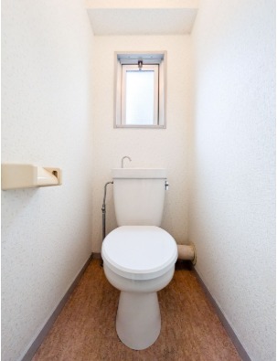 清潔感のあるトイレですね