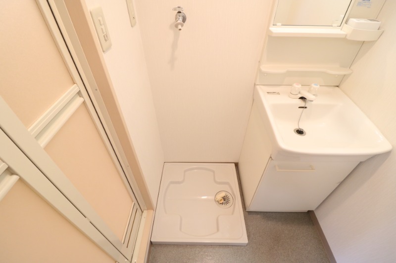 洗濯機も置けます。