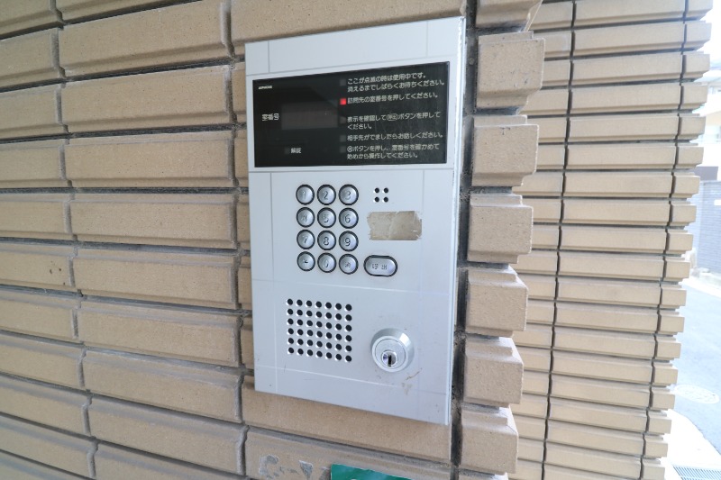 オートロック付きで安心です