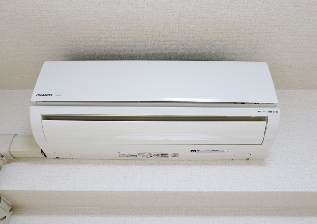 エアコン付きで年中快適に過ごせます