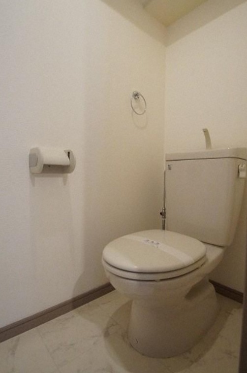 清潔感あるトイレですね