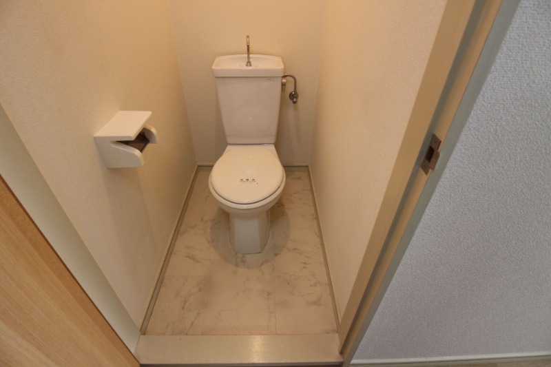 清潔感のあるトイレですね。