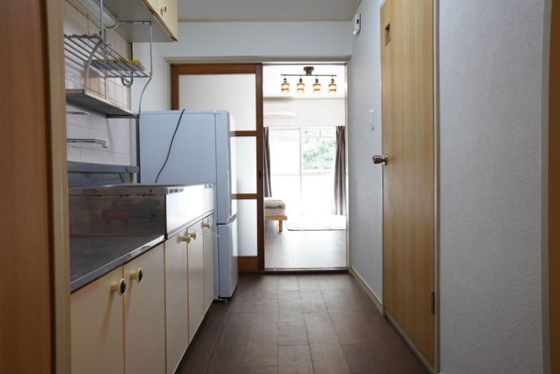 玄関からの景色です。