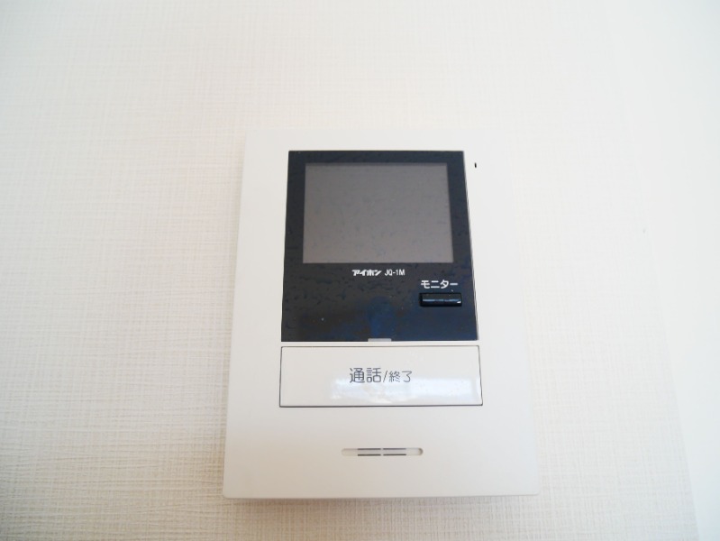 来訪者の顔が確認できます