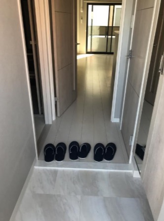 オシャレな玄関ですね