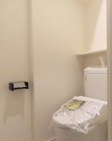 清潔感のあるトイレですね