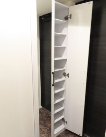 玄関収納も充実しています