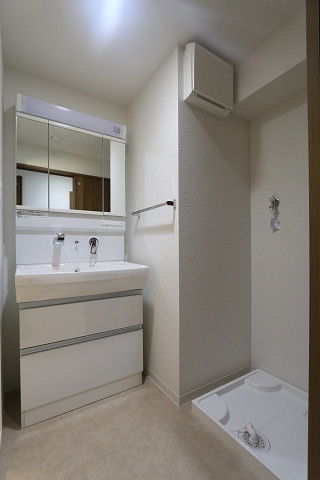 身支度しやすい洗面所です