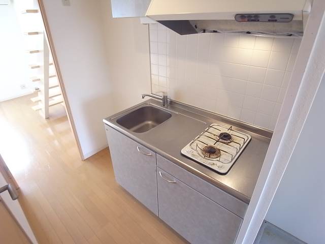 2口コンロで気分ノリノリ。