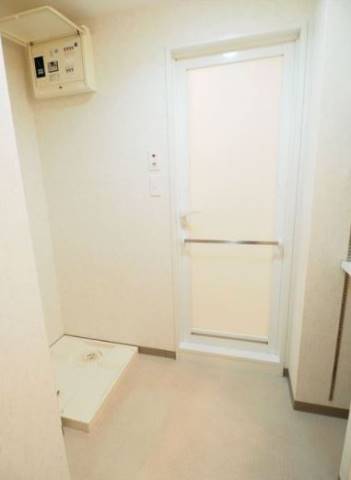 室内洗濯機置き場です