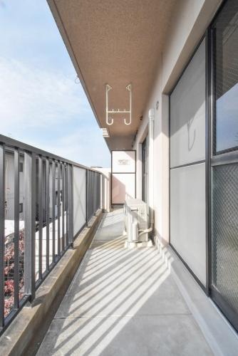 洗濯物はこちらへ。