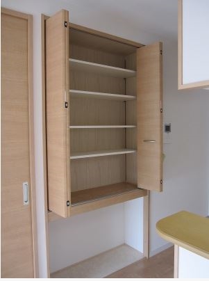 収納スペースもしっかり確保されてます