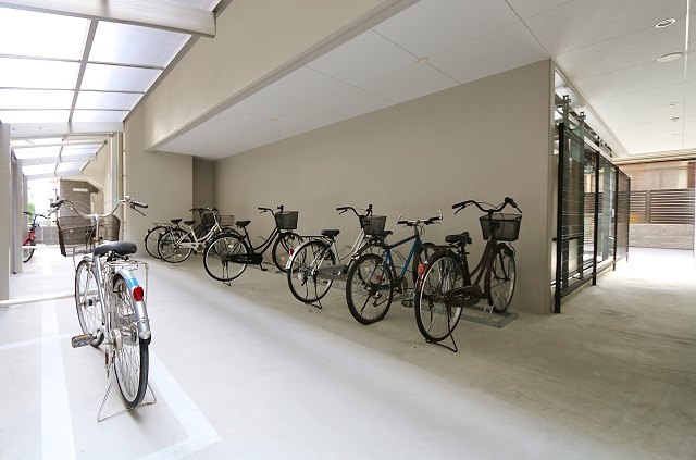 駐輪スペースもあります