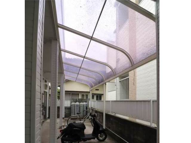 屋根付きで安心です