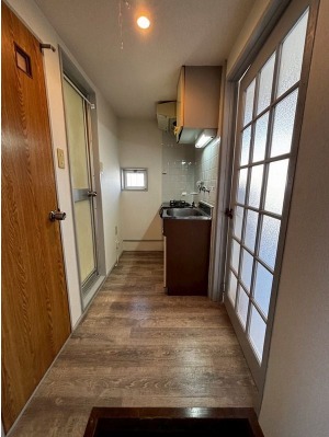 開放感のある玄関ですね