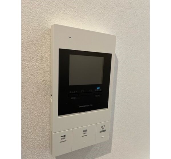 モニタ付きで来客時も安心