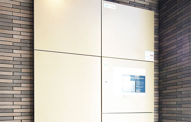 宅配ボックス付きで便利ですね