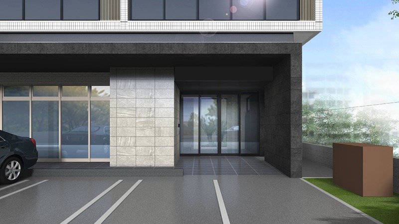 エントランスも綺麗ですね