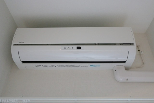 エアコン付きで年中快適に過ごせます