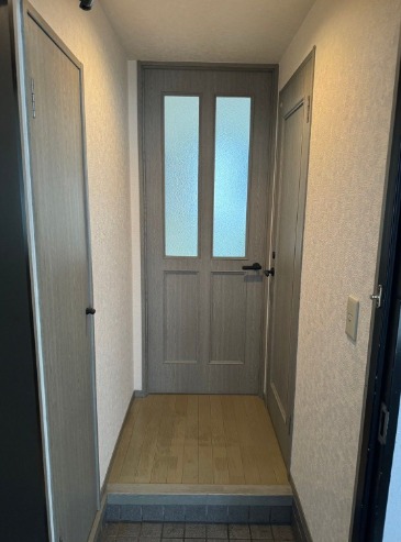 可愛い雰囲気のある玄関ですね