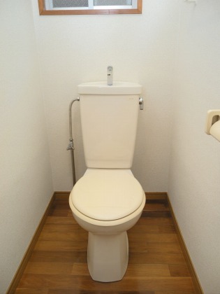 清潔感のあるトイレですね。