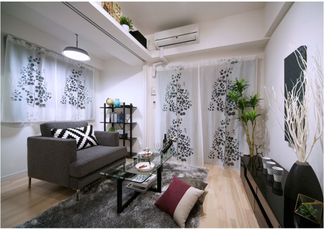 仕切りを開けるとこんな感じです