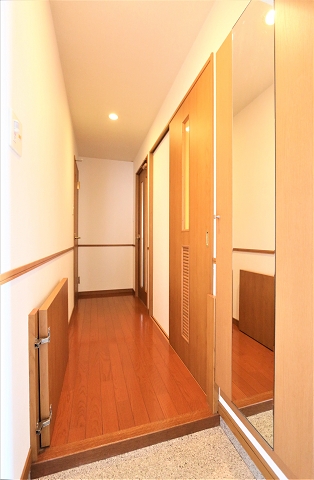 玄関からの眺めです。