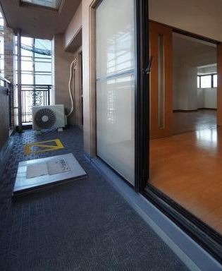 十分な広さのあるバルコニー