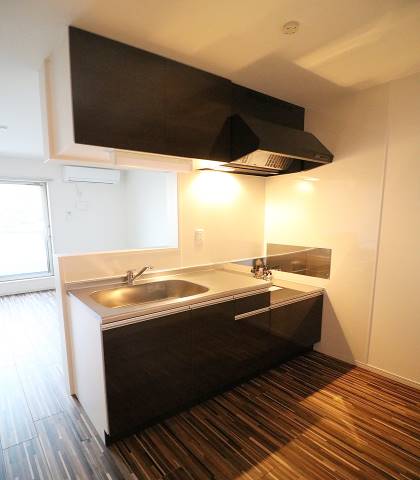 カウンターキッチンで気分ノリノリ。