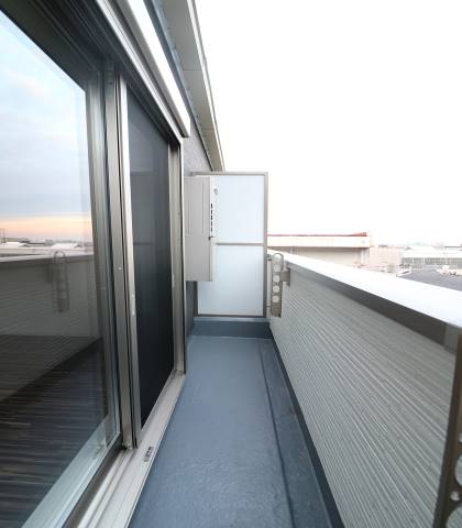 洗濯物たくさん干せます。