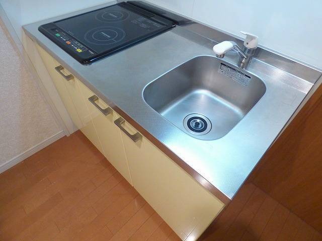 2口コンロで料理が捗りますね