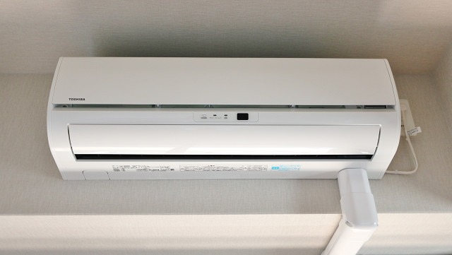 エアコン付きで年中快適に過ごせます