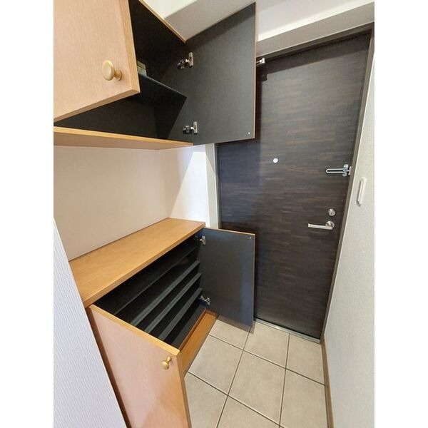 玄関の眺めです。