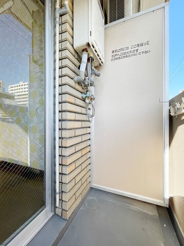 洗濯機置き場はこちらです