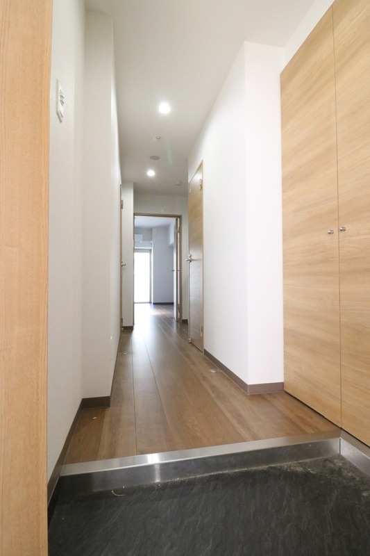 解放感ある玄関です