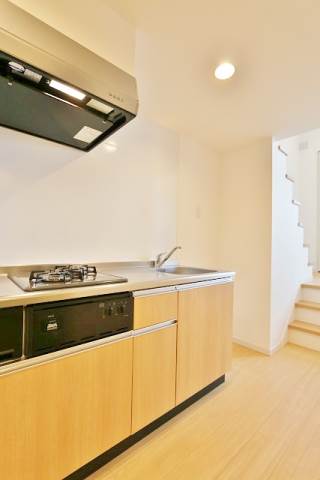 2口コンロで料理がはかどるキッチンです