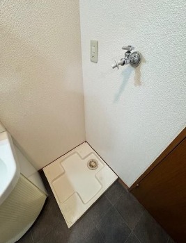 洗濯機も室内に置けます