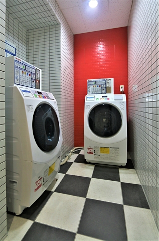 共用のランドリーがあります