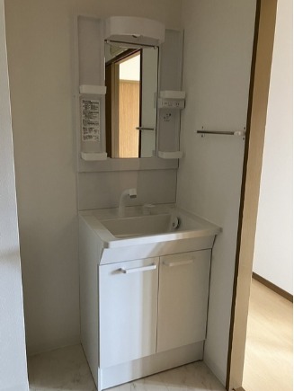 朝の支度はこちらで