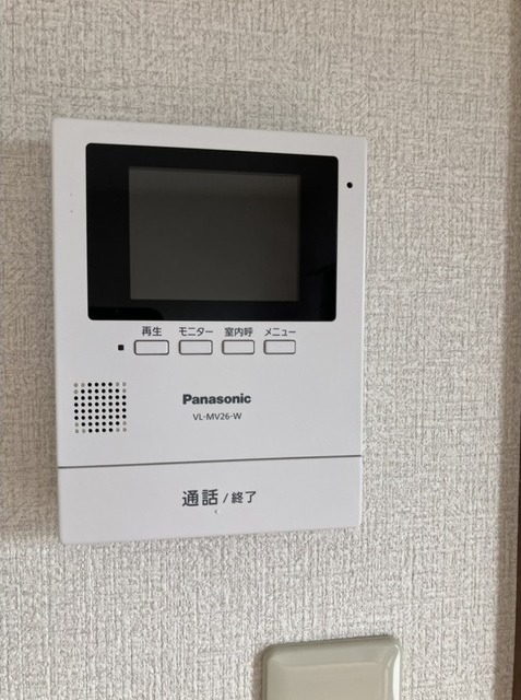 来訪者の顔が確認できます