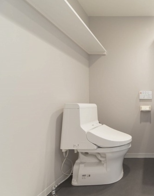 清潔感あるトイレですね