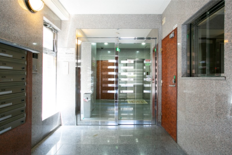 分譲ならではのエントランスです