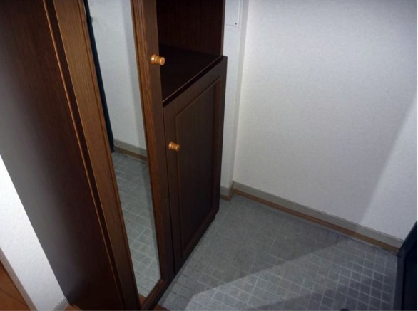 玄関収納もばっちりです。