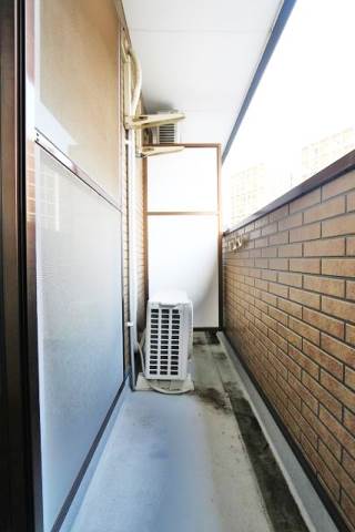 日当たり良好のバルコニー