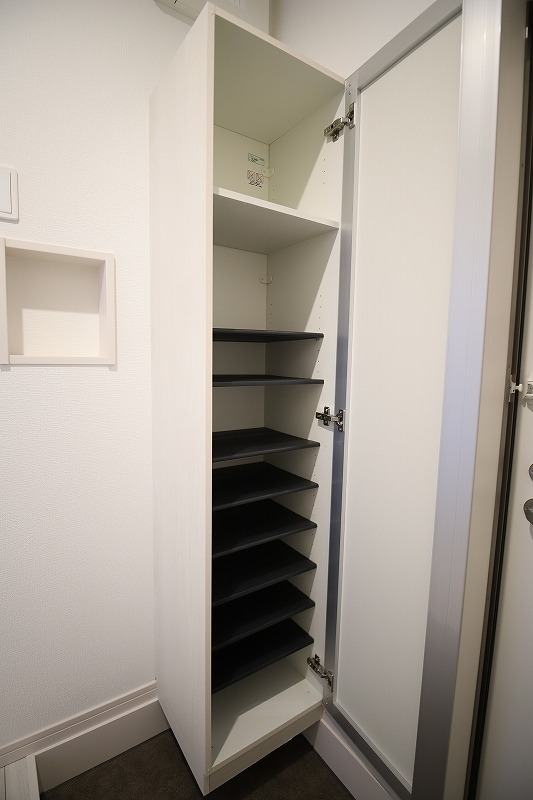 玄関収納もばっちりです。