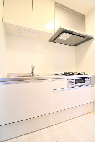 ガスコンロ完備でお料理がはかどりますね