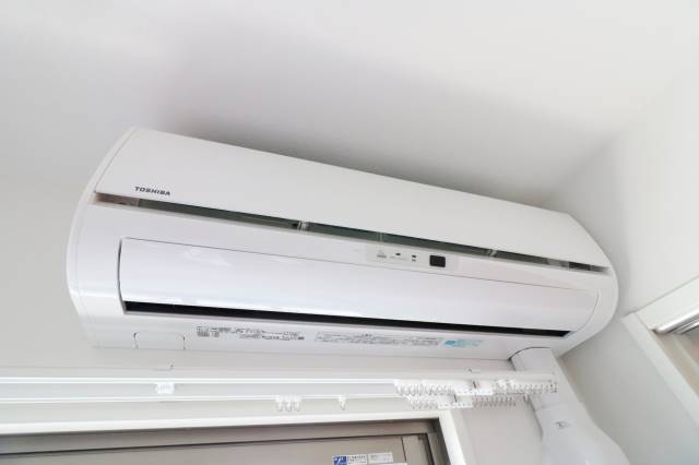 エアコン完備なので年中快適に過ごせます