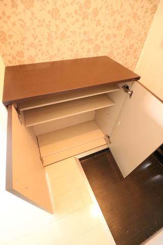 玄関収納もばっちりです